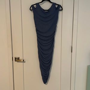 Blue Bailey/44 midi fitted dress